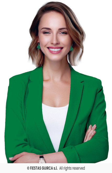 St Patrick's Day Shamrock Earrings