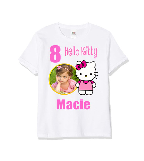 Personalised Hello Kitty Photo T-Shirt