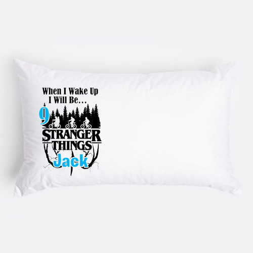 Personalised Stranger Things Pillow Case