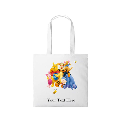 Personalised Winnie The Pooh Tote Bag