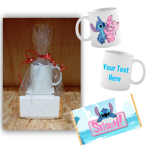 Personalised Lilo and Angel Mug Gift Set