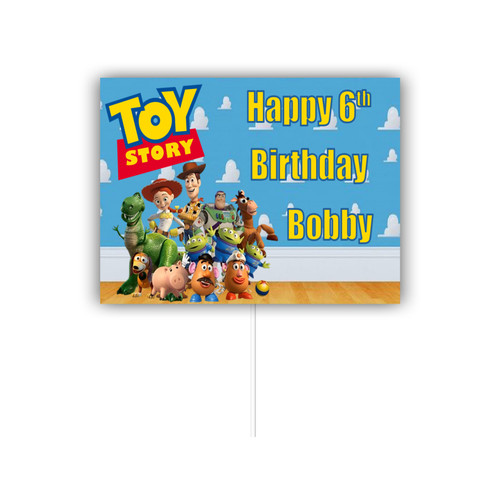 Personalised Toy Story Cake Topper