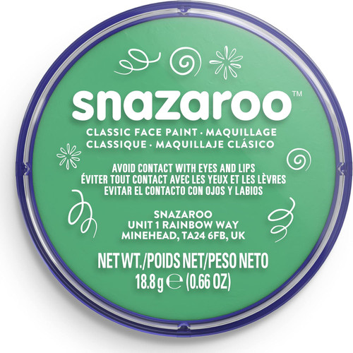 Bright Green Snazaroo Face paint 18ml | Kids Face Paint