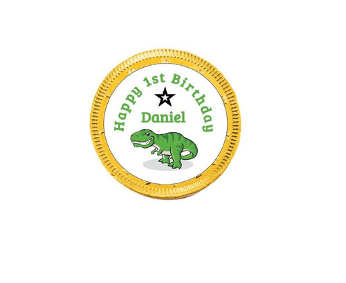 Personalised Birthday Boy Chocolate Coins (15 Pack)