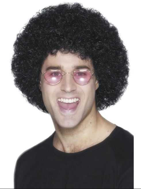 70's Funky Black Afro Wig | Fancy Dress Wig | Halloween Wig | Mens Fancy Dress Wig | Ladies Fancy Dress Wig | Unisex Fancy Dress Wig