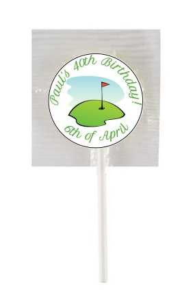 Personalised Birthday Man Lollipops (15 Pack)