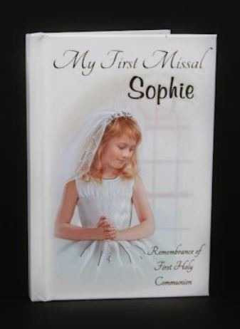 Girls Communion Prayer Book (Name Only)