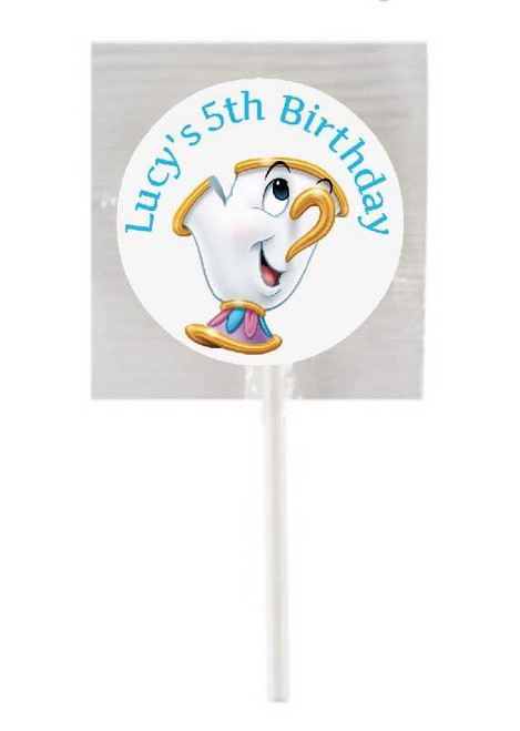 Personalised Chip Lollipops (15 Pack)