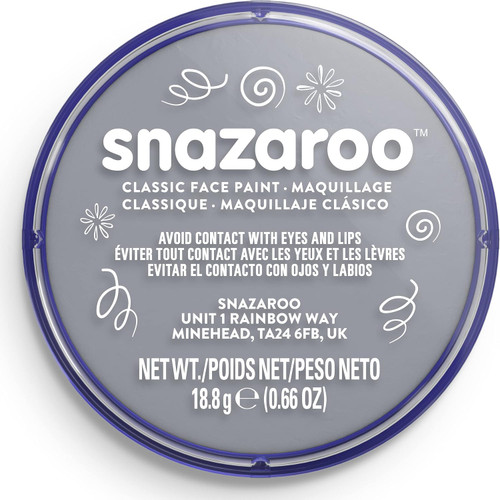Dark Grey Snazaroo Face paint 18ml | Kids Face Paint
