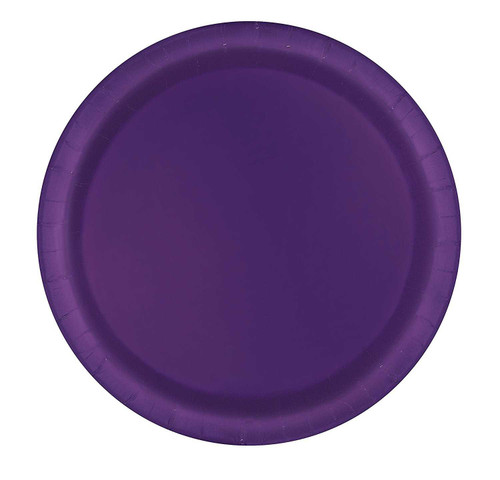 Deep Purple Paper Plates (16 Pack)