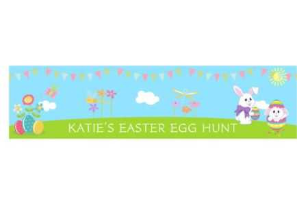 Personalised Easter Egg Hunt Banner