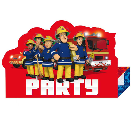 Fireman Sam Invitations