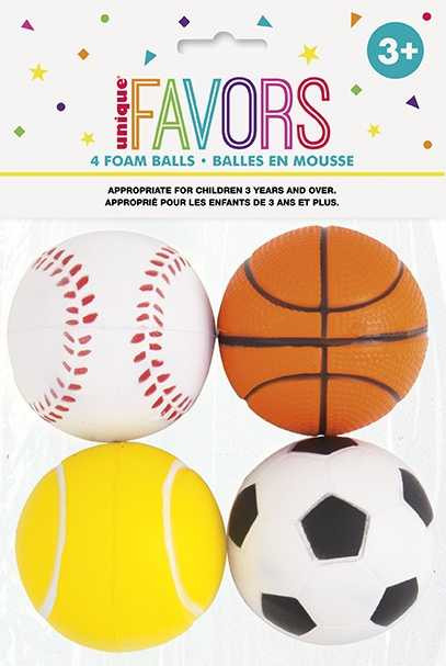 Foam Ball Party Favors