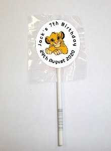 Personalised Simba Lollipops (15 Pack)