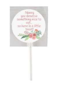 Personalised Something Sweet Lollipops (15 Pack)