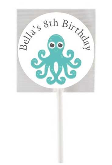 Personalised Under The Sea Lollipops (15 Pack)