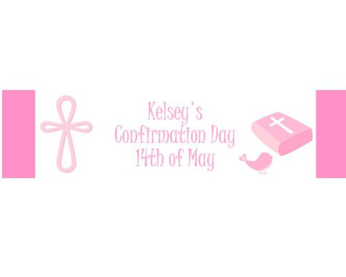 Personalised Girls Confirmation Banner