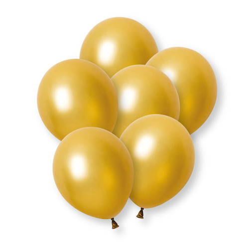 Premium Gold Champagne Pearlized Balloons (30cm) Pack of 8 - Elegant Party Decorations