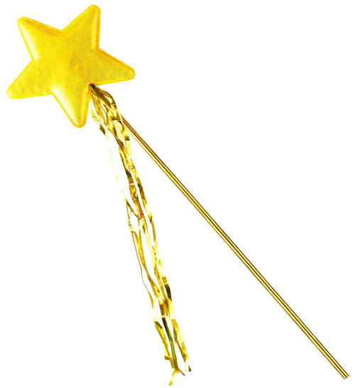 Gold Wand with Tinsel