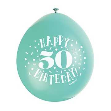 Happy 50th Birthday Balloons