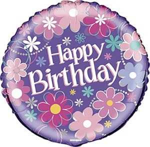 Happy Birthday Blossom Balloon