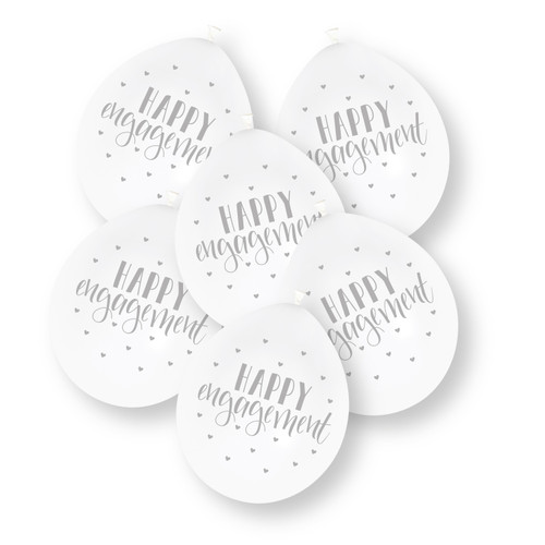 Happy Engagement Balloons - 10 Per Pack