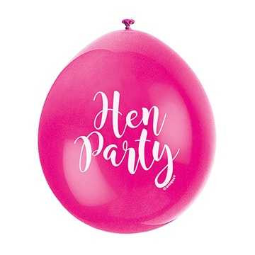 Hen Party Balloons - Pack of 10