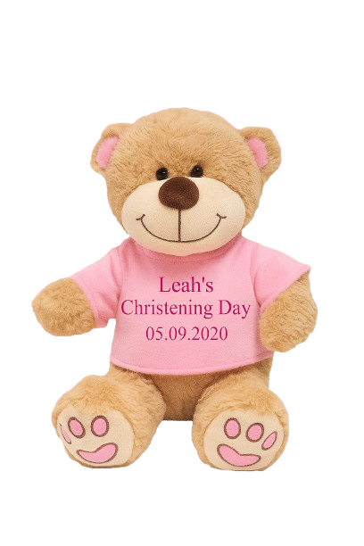 Personalised Embroidery Large Christening Day Teddy