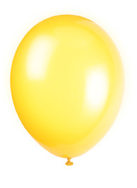 Lemon Yellow Premium Latex Balloons (30cm) Pack of 10 - Party Decorations for Celebrations and Events