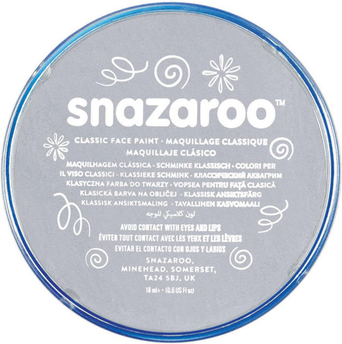 Snazaroo Light Grey Face paint 18ml