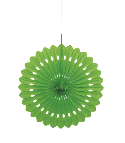 Lime Green Paper Fan