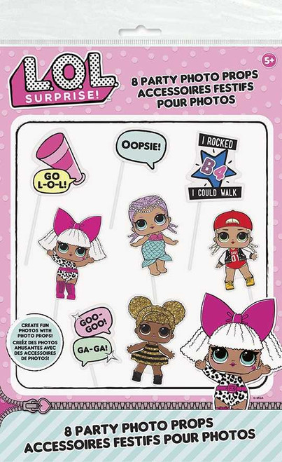 LOL Surprise Photo Props | LOL Surprise Photo Booth Props Kit | Multicolor, Unique & Fun Designs | Perfect for Parties & Special Occasions