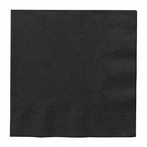 Black Party Napkins (20 Pack)