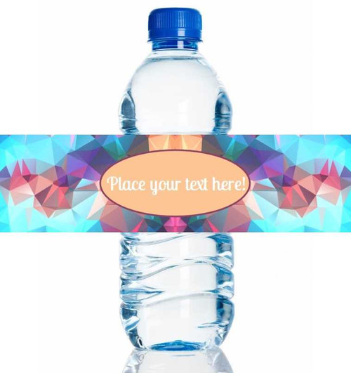 Personalised Abstract Bottle Labels (4 Pack)