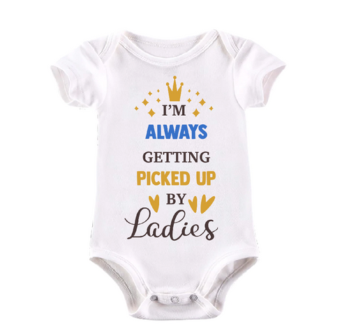 Picked Up By The Ladies Baby Vest