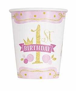 Pink & Gold 1st Cups