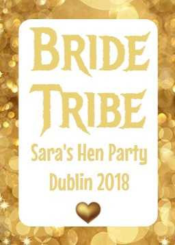 Personalised Bride Tribe Wine Labels (4 Pack)