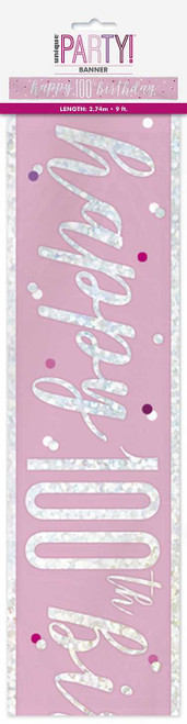 Pink Dots Glitz 100th Banner