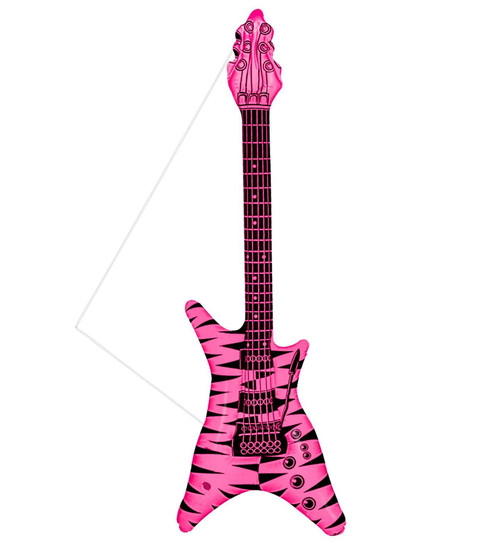 Pink Inflatable Guitar