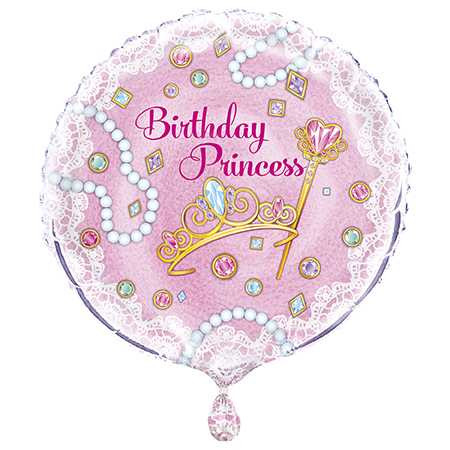 Pink Princess Foil Balloon
