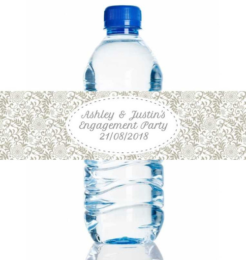 Personalised Engagement Bottle Labels (4 Pack)