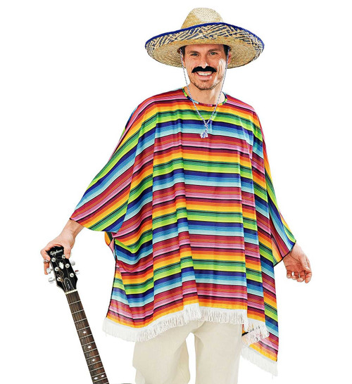 Poncho And Sombrero Set