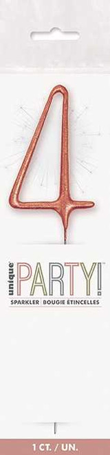 Rose Gold 4 Sparkler