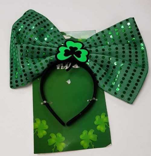 Shamrock Bow Headband