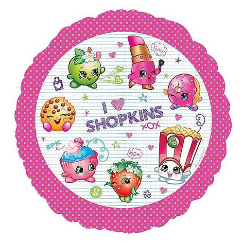 Shopkins Foil Balloon