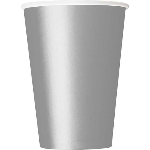 Silver Paper Cups (14 Pack)