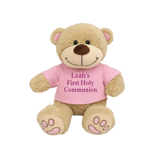 Personalised Embroidery Girls Communion Teddy (Small)