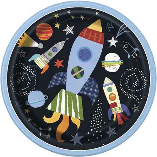 Space Party Plates