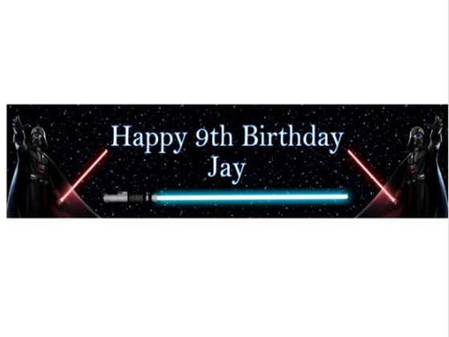 Personalised Star Wars Banner