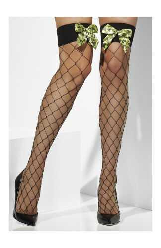Stockings With Camo Bow